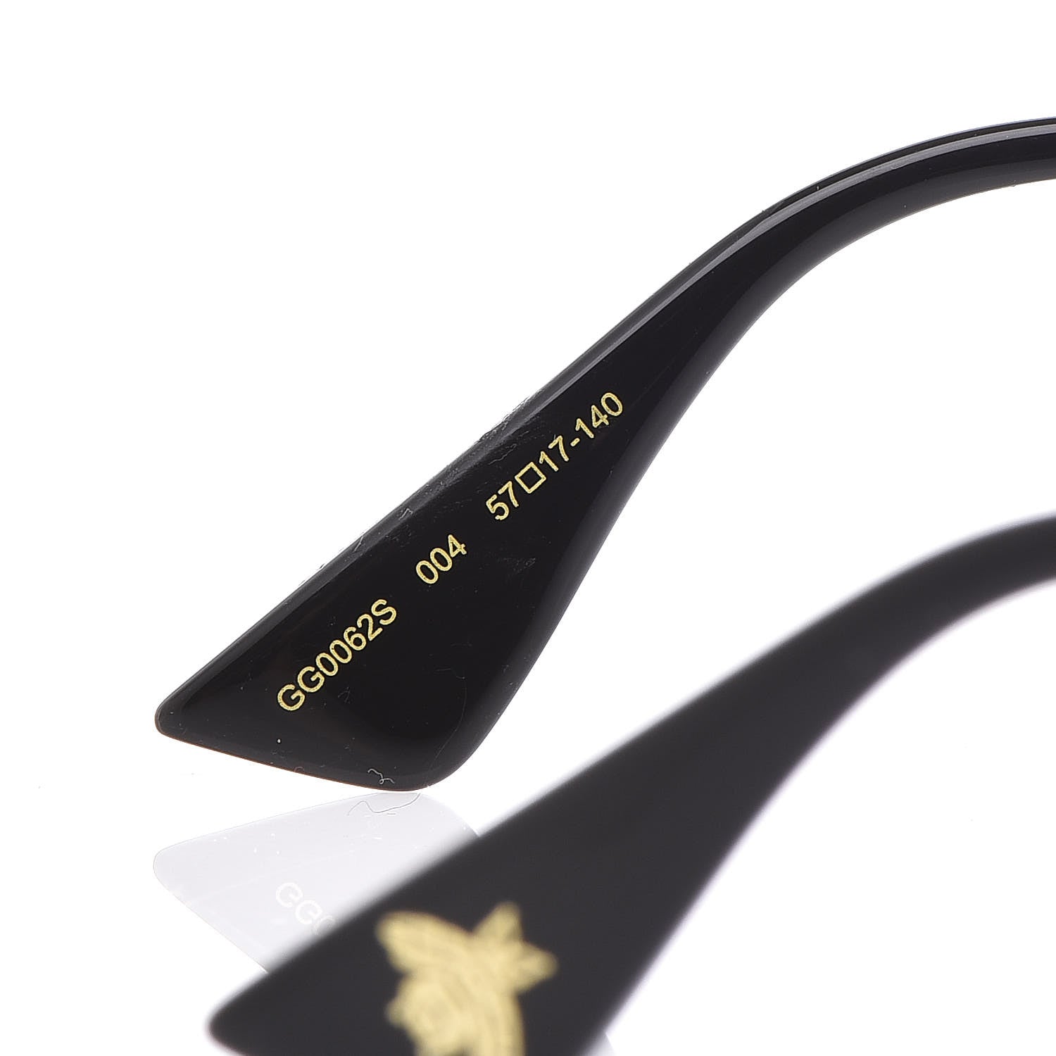 Gucci Glitter Aviator Sunglasses GG0062S Silver 5 of 6