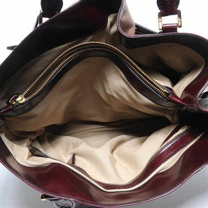Burberry House Check Bridle Calfskin Medium Gosford Hobo 7 of 10