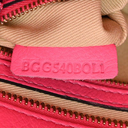 Valentino Garavani Vitello Small Rockstud Double Handle Tote Fuxia Fluo 7 of 16