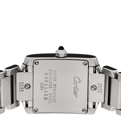 Cartier Stainless Steel 20mm Tank Francaise Quartz Watch 4 of 4