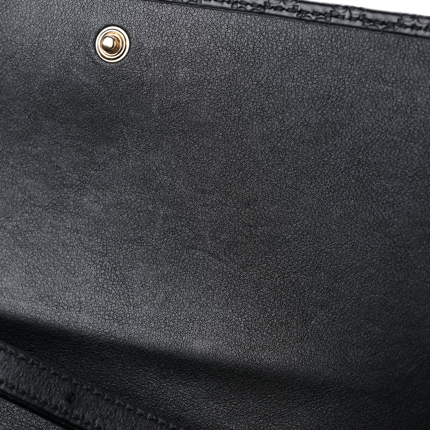 Microguccissima Crossbody Wallet Black