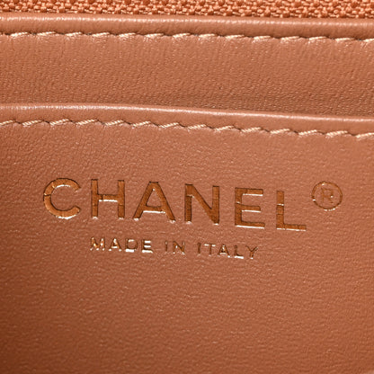 Chanel Lambskin Quilted Mini Rectangular Flap Brown 6 of 9