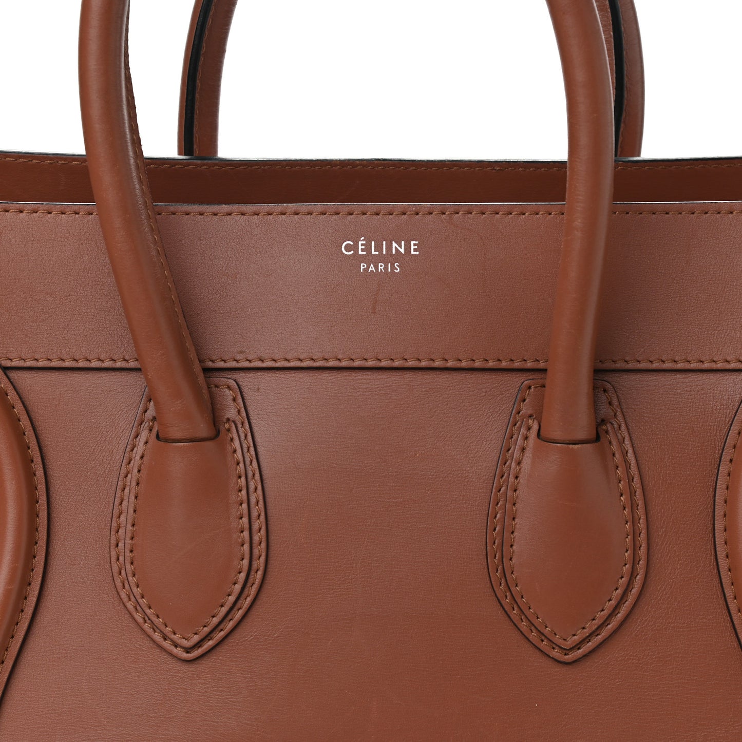 Smooth Calfskin Mini Luggage Sienna
