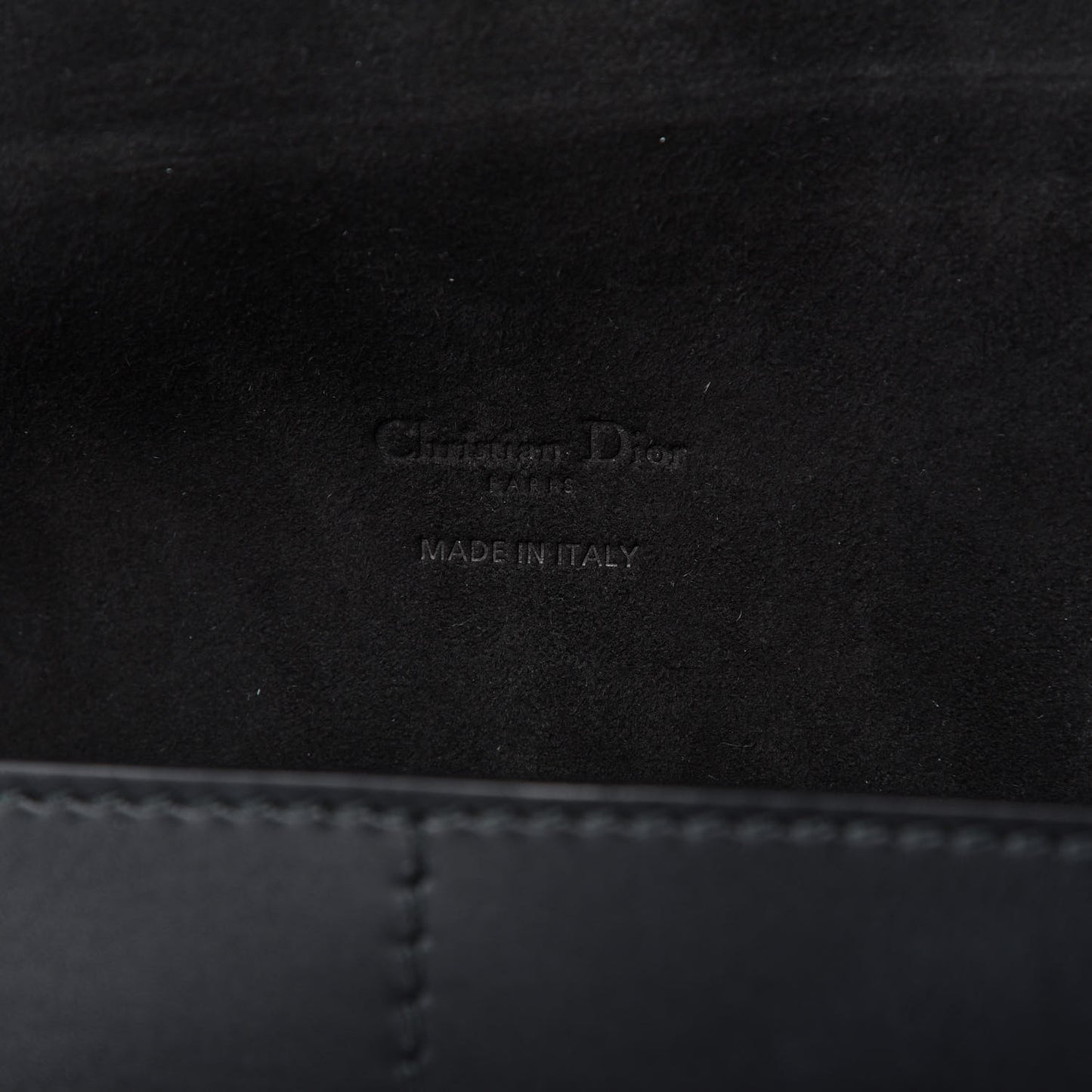Calfskin Diorodeo Flap Bag Black