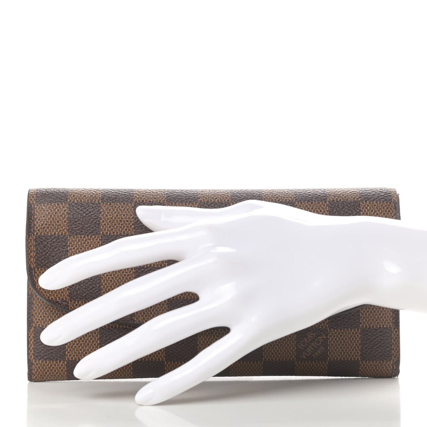 Damier Ebene Emilie Wallet Rose Ballerine