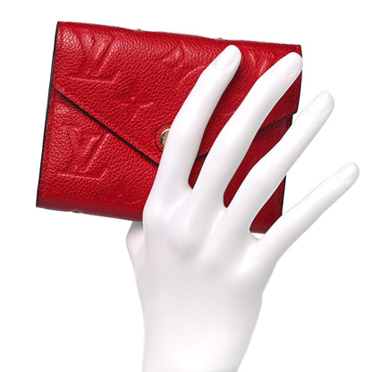 Louis Vuitton Empreinte Victorine Wallet Cherry 2 of 10