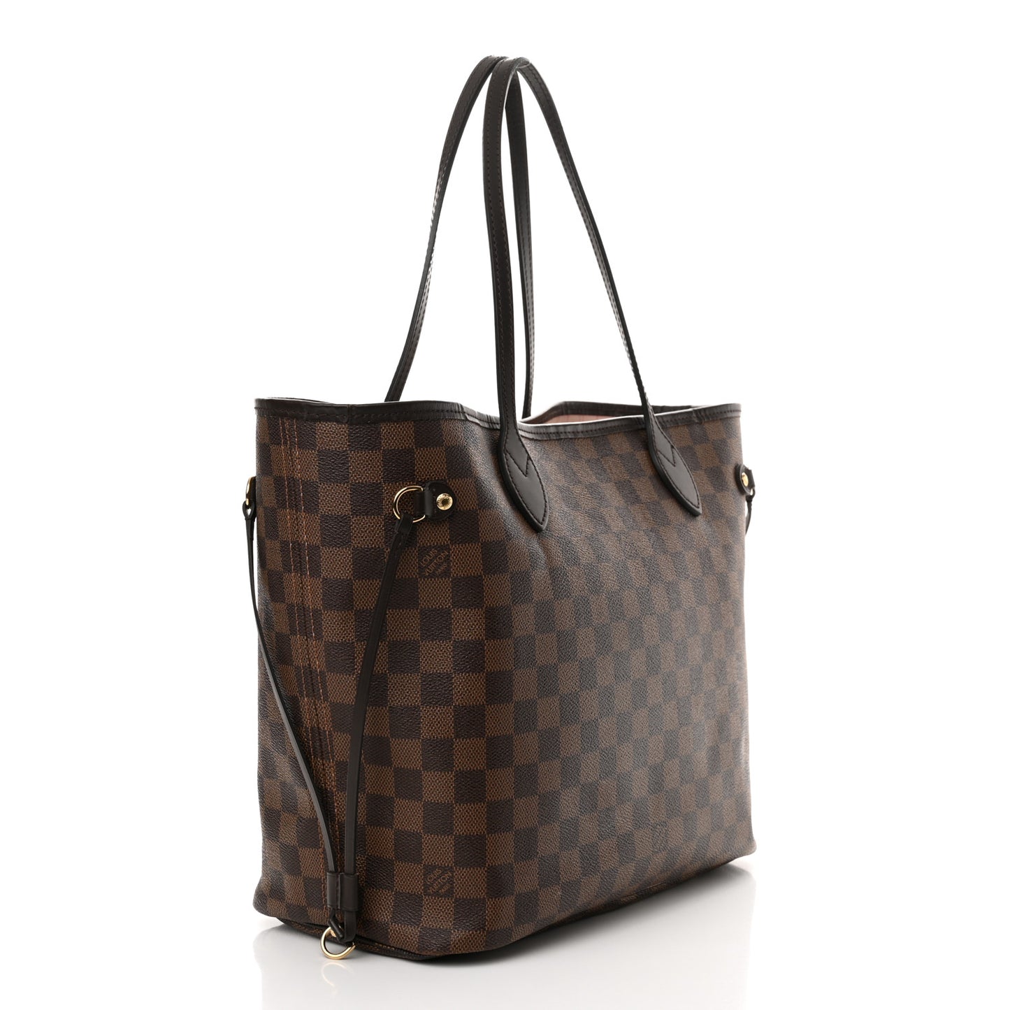 Damier Ebene Neo Neverfull MM Rose Ballerine