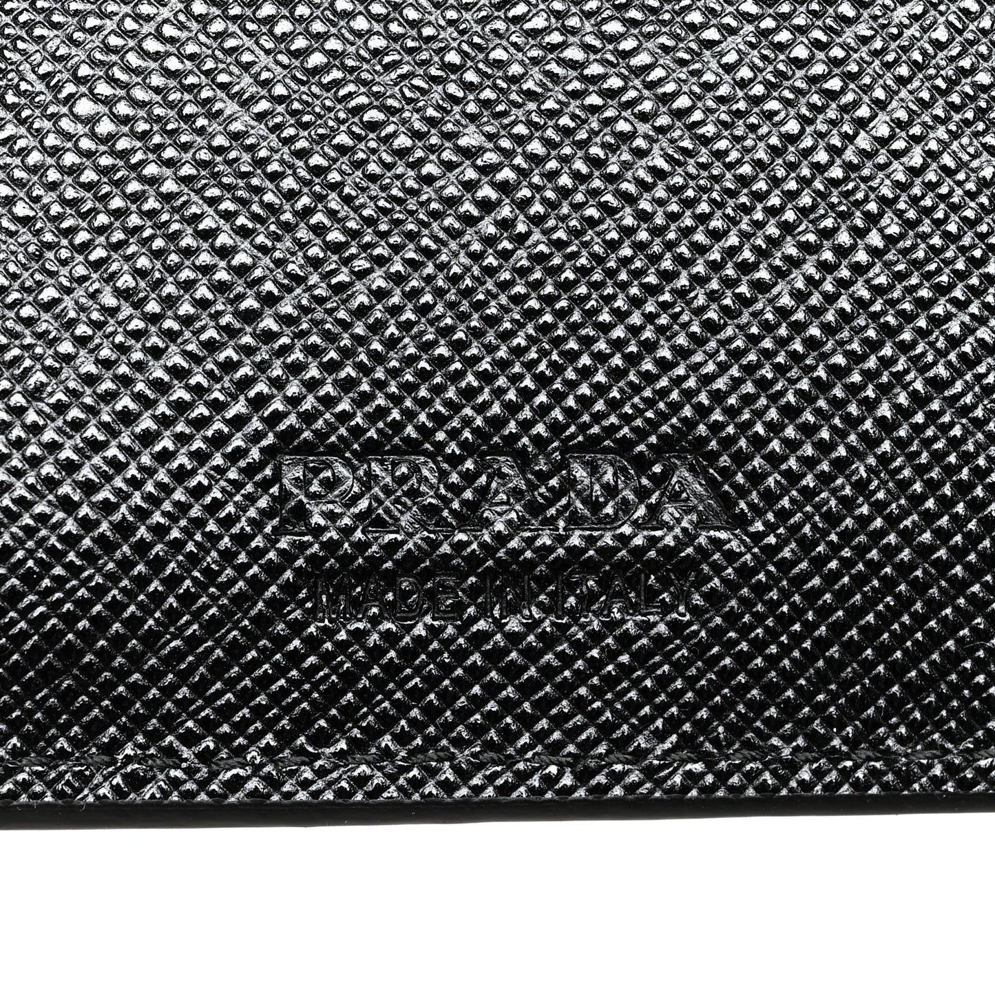 Saffiano Bi-Fold Wallet Black