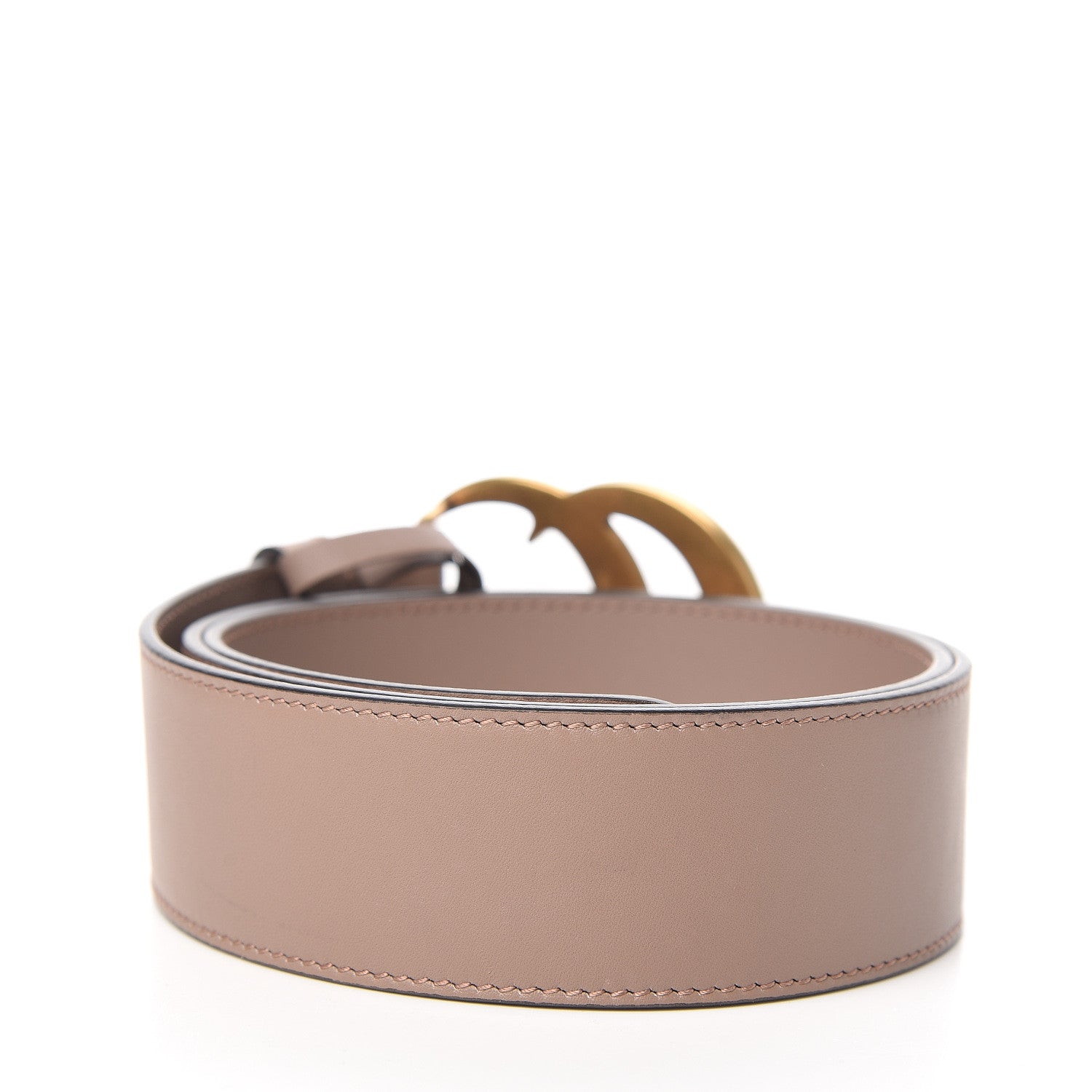 Gucci Calfskin Double G 40mm Belt 80 32 Porcelain Rose 2 of 6