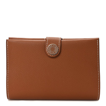 Hermes Evercolor R.M.S Passport Holder Gold 1 of 9