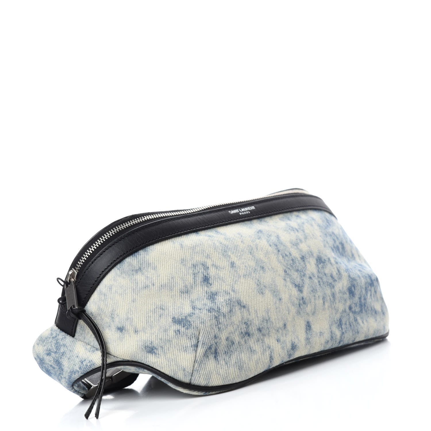 Saint Laurent Denim Grunge Belt Bag Faded Blue 4 of 10