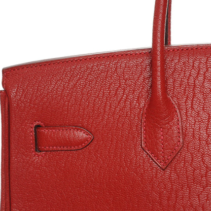 Hermes Chevre de Coromandel Birkin 35 Rouge Vif 7 of 26