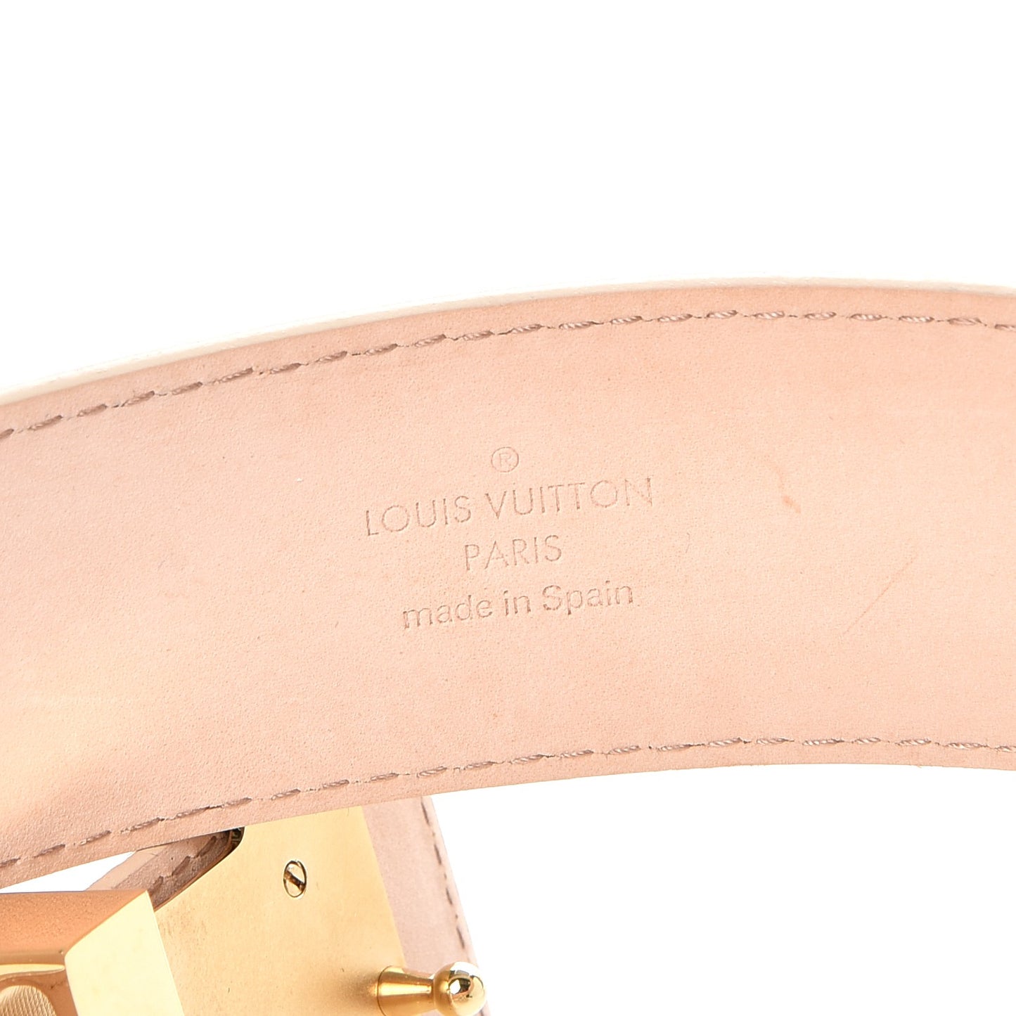 Damier Azur LV Initiales Belt 85 34