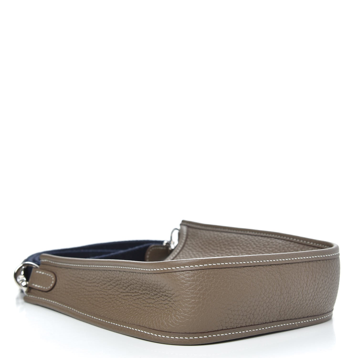 Hermes Taurillon Clemence Amazone Evelyne TPM Etoupe Bleu Indigo 4 of 10