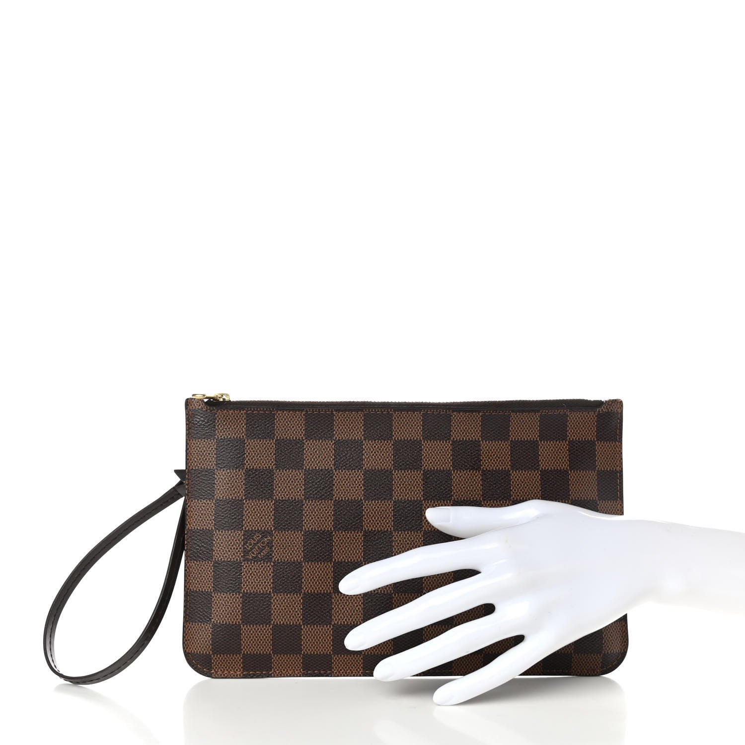 Louis Vuitton Damier Ebene Neverfull MM GM Pochette 2 of 11