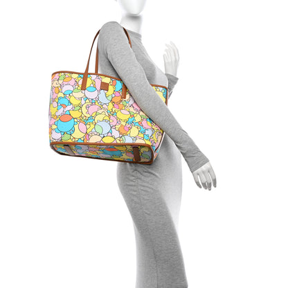 MCM X Eddie Kang Visetos Medium Reversible Shopper Tote White 2 of 17
