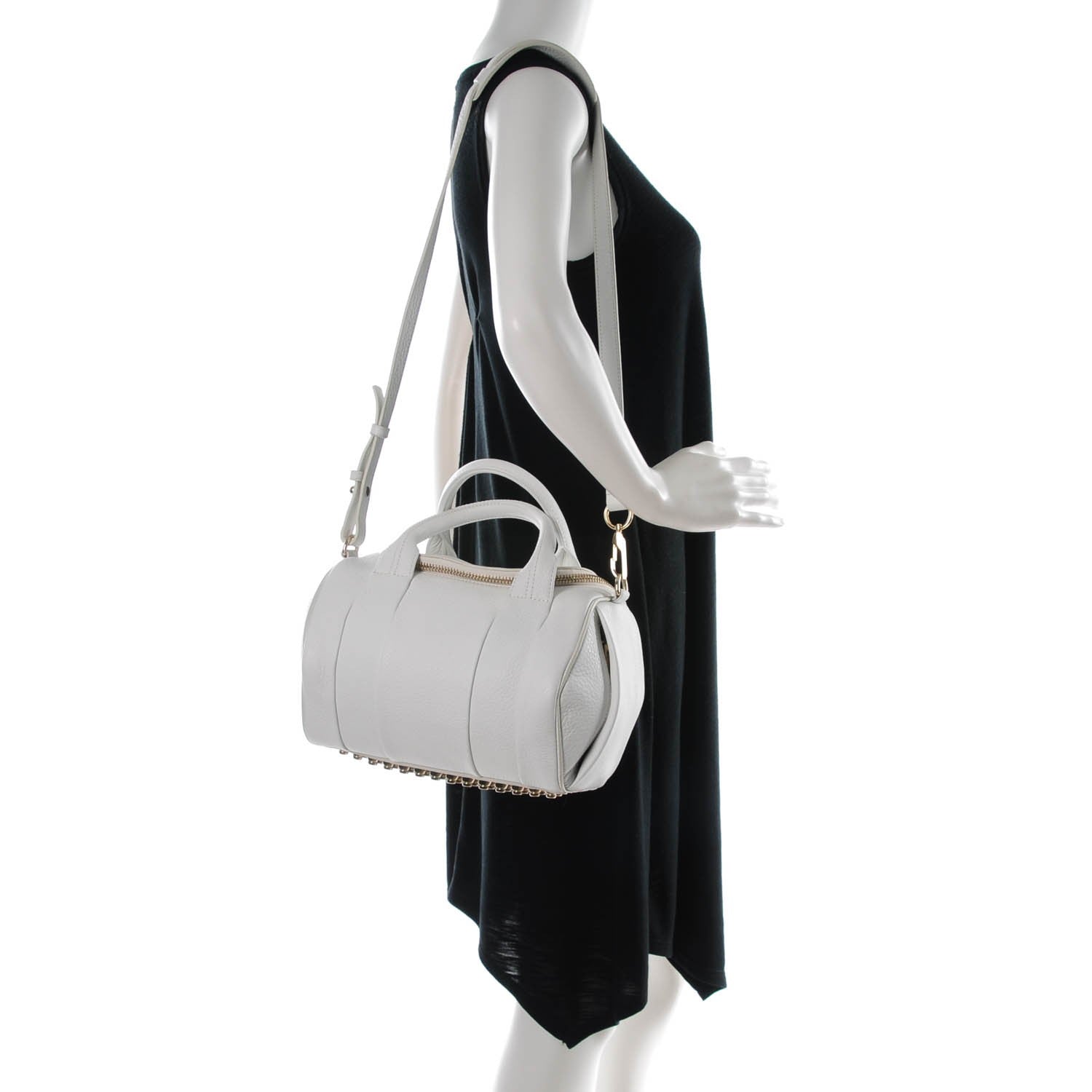 Alexander Wang Pebbled Lambskin Rockie Peroxide 2 of 7