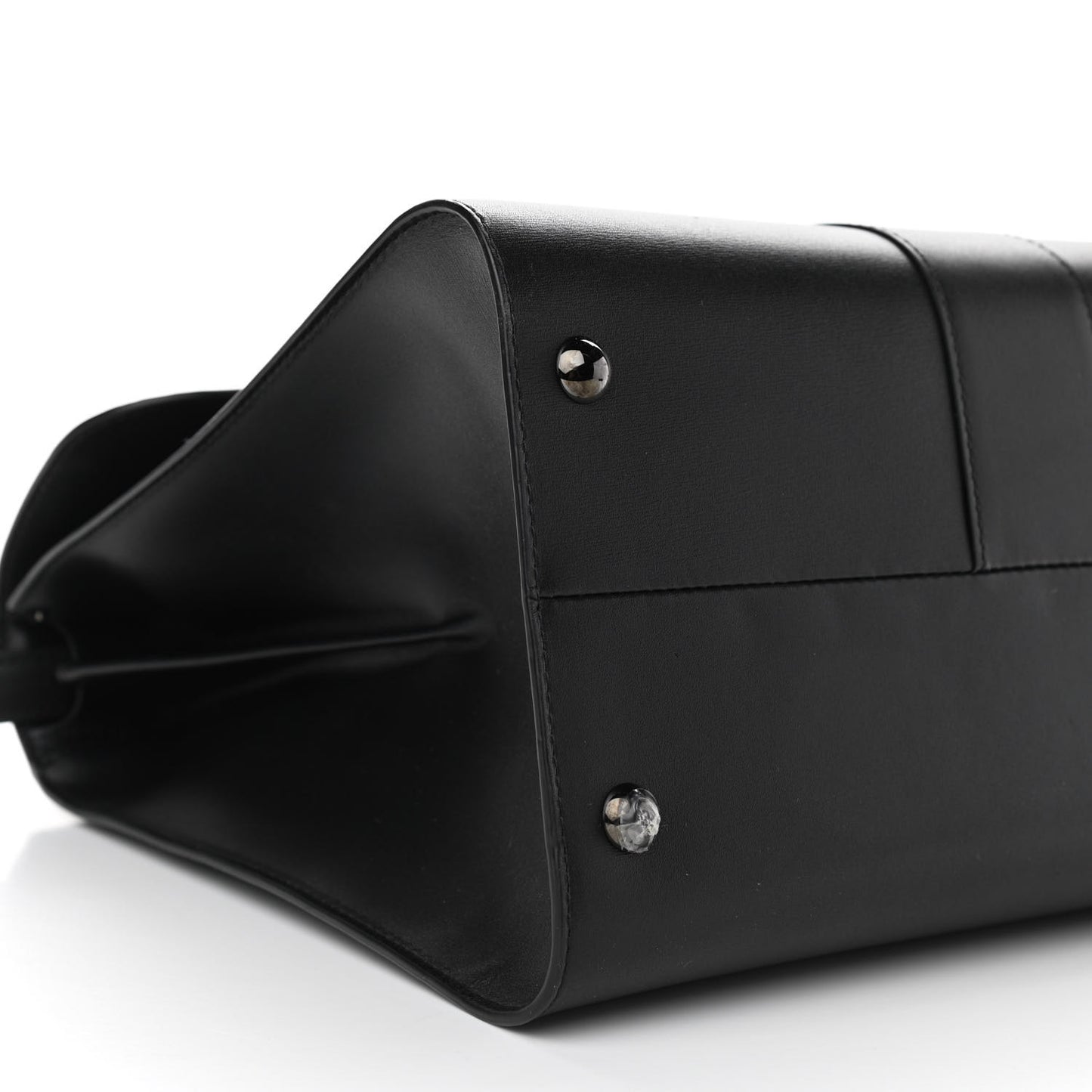 Calfskin MM L'Humour Brillant Satchel Black
