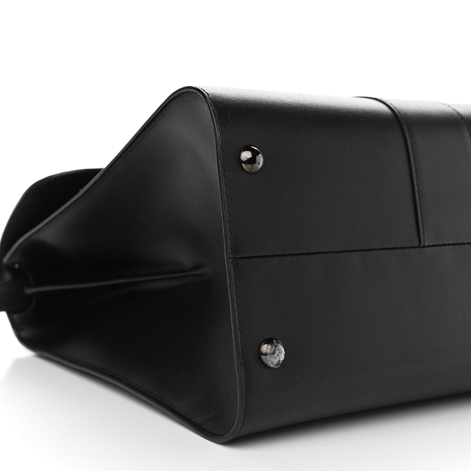 Delvaux Calfskin MM L'Humour Brillant Satchel Black 9 of 10