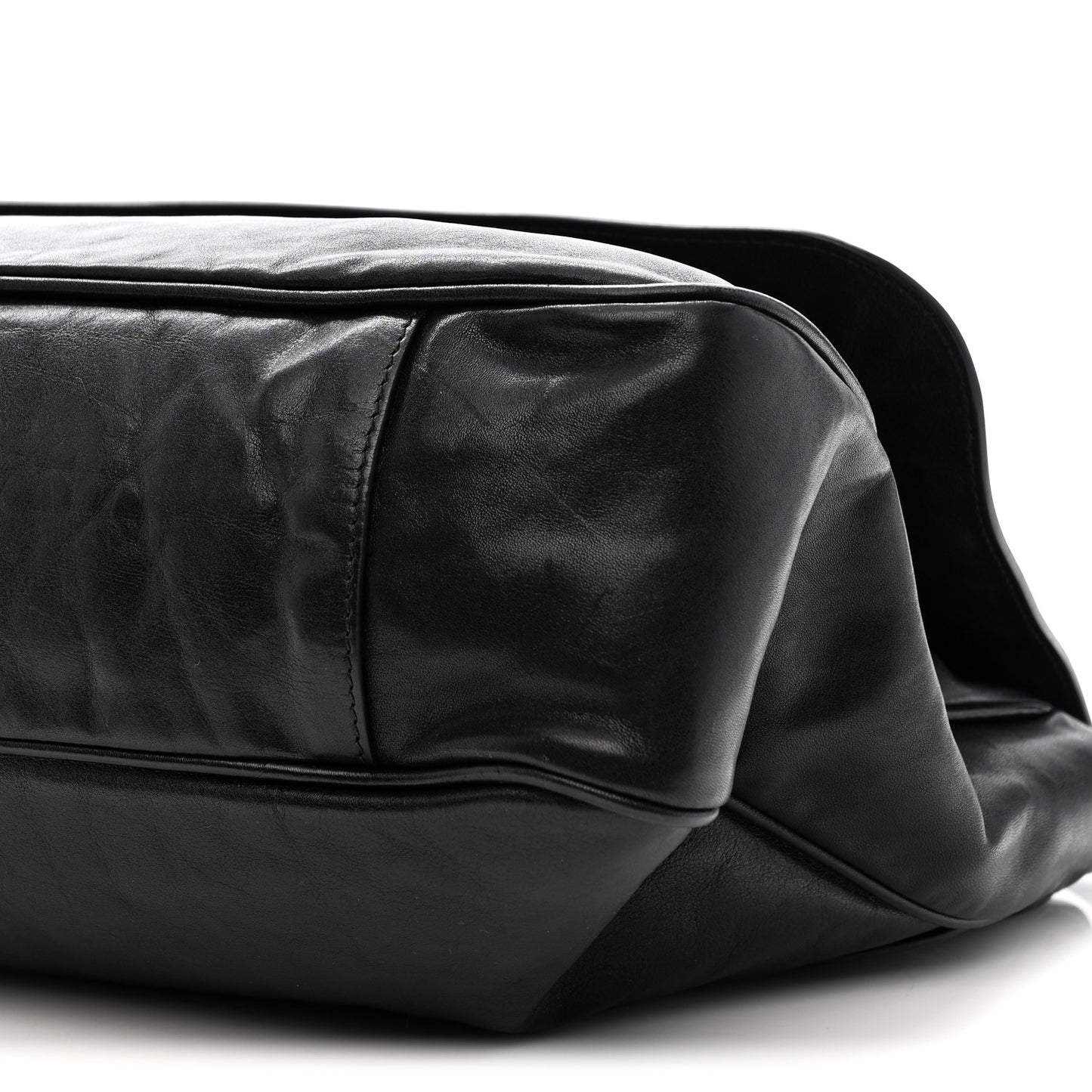 Agneau Large Grungy Messenger Black
