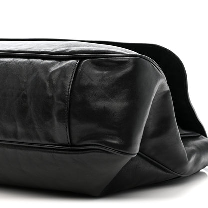 Balenciaga Agneau Large Grungy Messenger Black 10 of 12