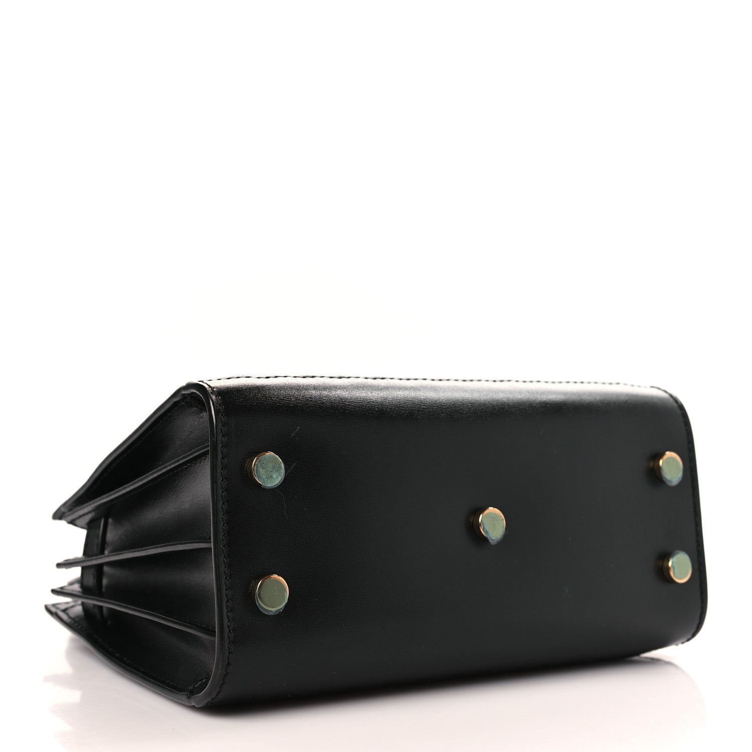 Saint Laurent Calfskin Paglia Palm Nano Sac De Jour Black Beige 4 of 8