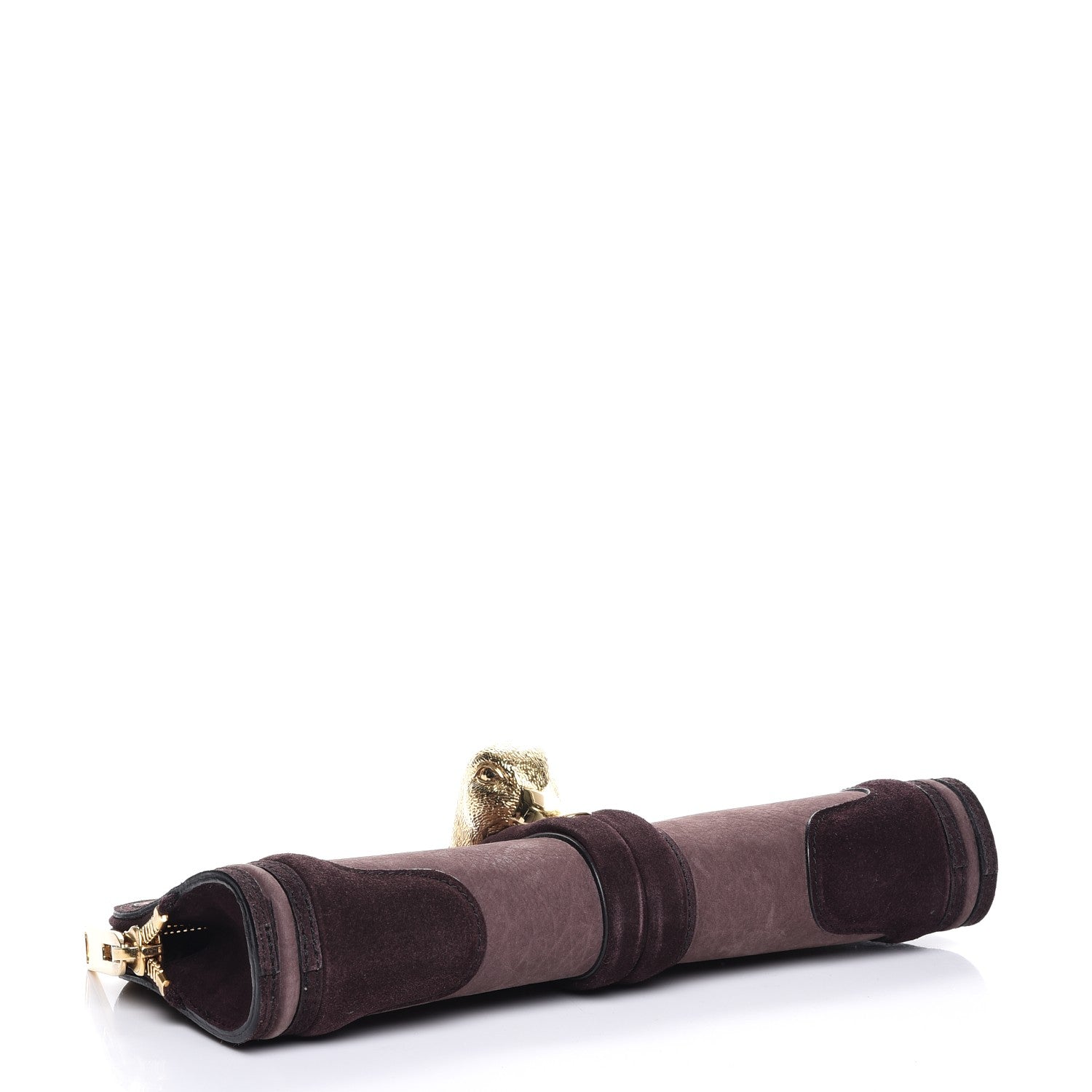 Burberry Prorsum Grainy Nubuck Alma Duck Clutch Purple 4 of 10