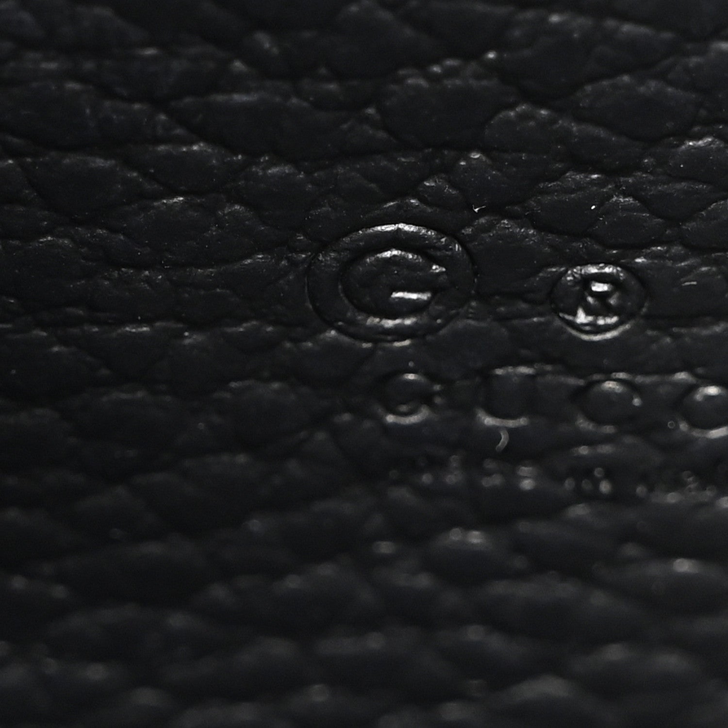 Gucci Dollar Calfskin Interlocking G Chain Wallet Black 11 of 12