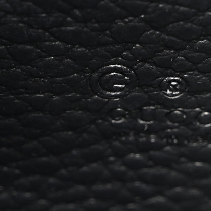 Gucci Dollar Calfskin Interlocking G Chain Wallet Black 11 of 12