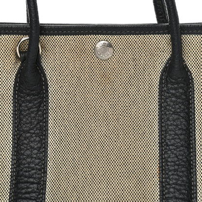 Hermes Buffle Skipper Toile Garden Party 30 TPM Black 7 of 10