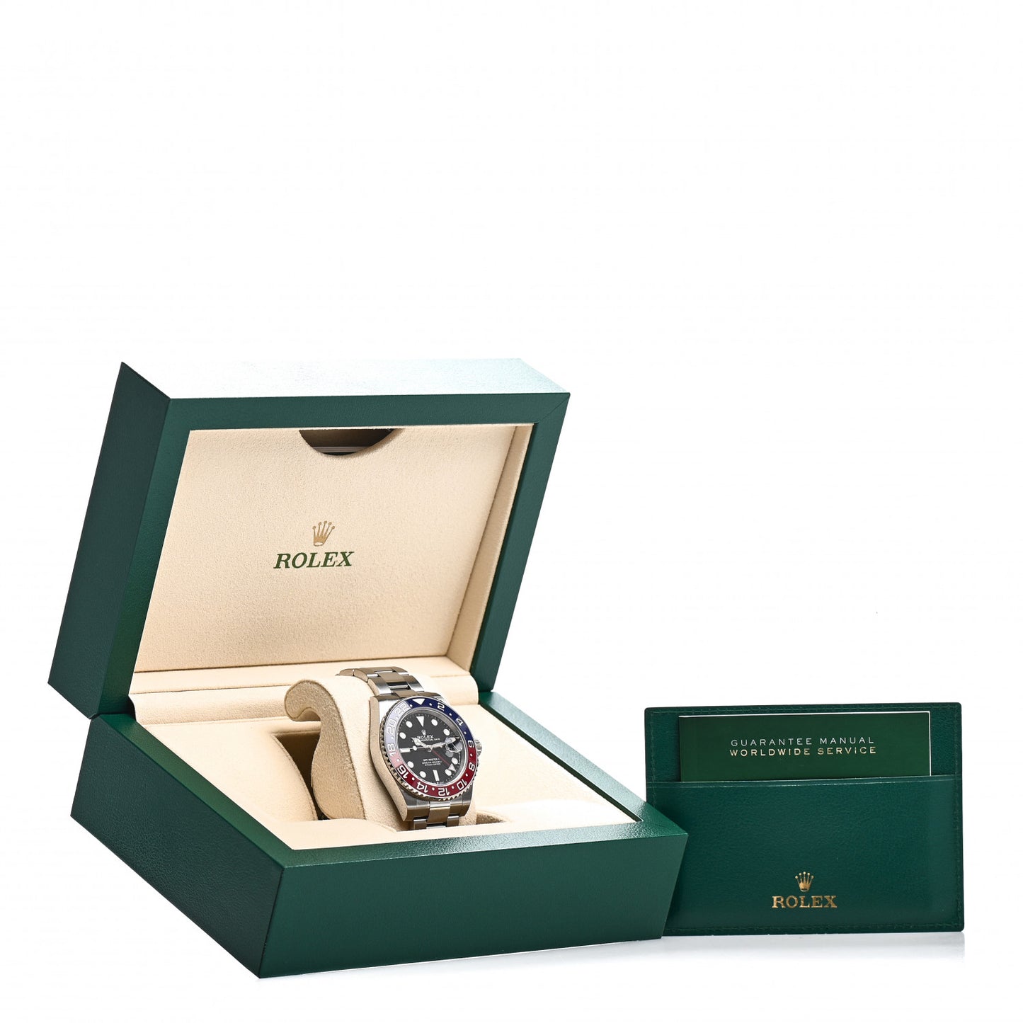 Stainless Steel 40mm Oyster Perpetual Date GMT Master Ⅱ Pepsi Watch 126710BLRO