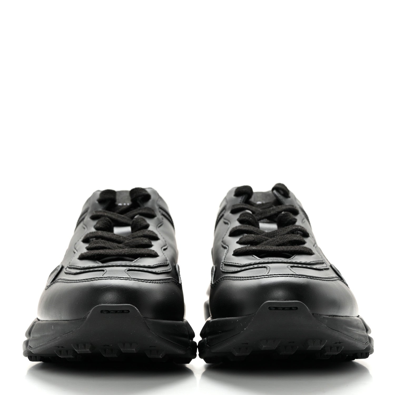 Gucci Calfskin Rhyton Sneakers 36.5 Black 2 of 14