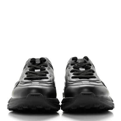 Gucci Calfskin Rhyton Sneakers 36.5 Black 2 of 14