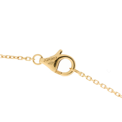 Cartier 18K Yellow Gold Diamond Mother of Pearl XS Amulette de Cartier Pendant Necklace 5 of 5