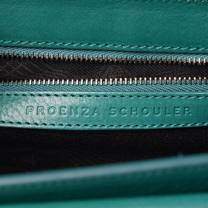 Proenza Schouler Calfskin PS11 Classic Shoulder Bag Emerald 11 of 12