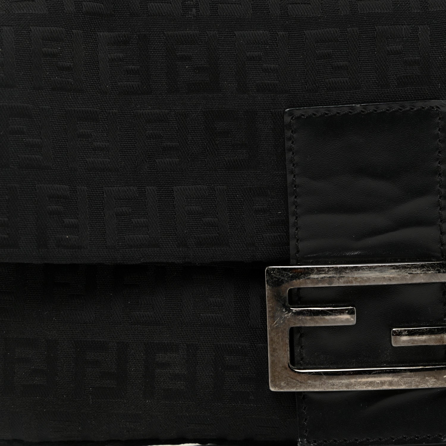 Fendi Zucchino Baguette Black 7 of 14