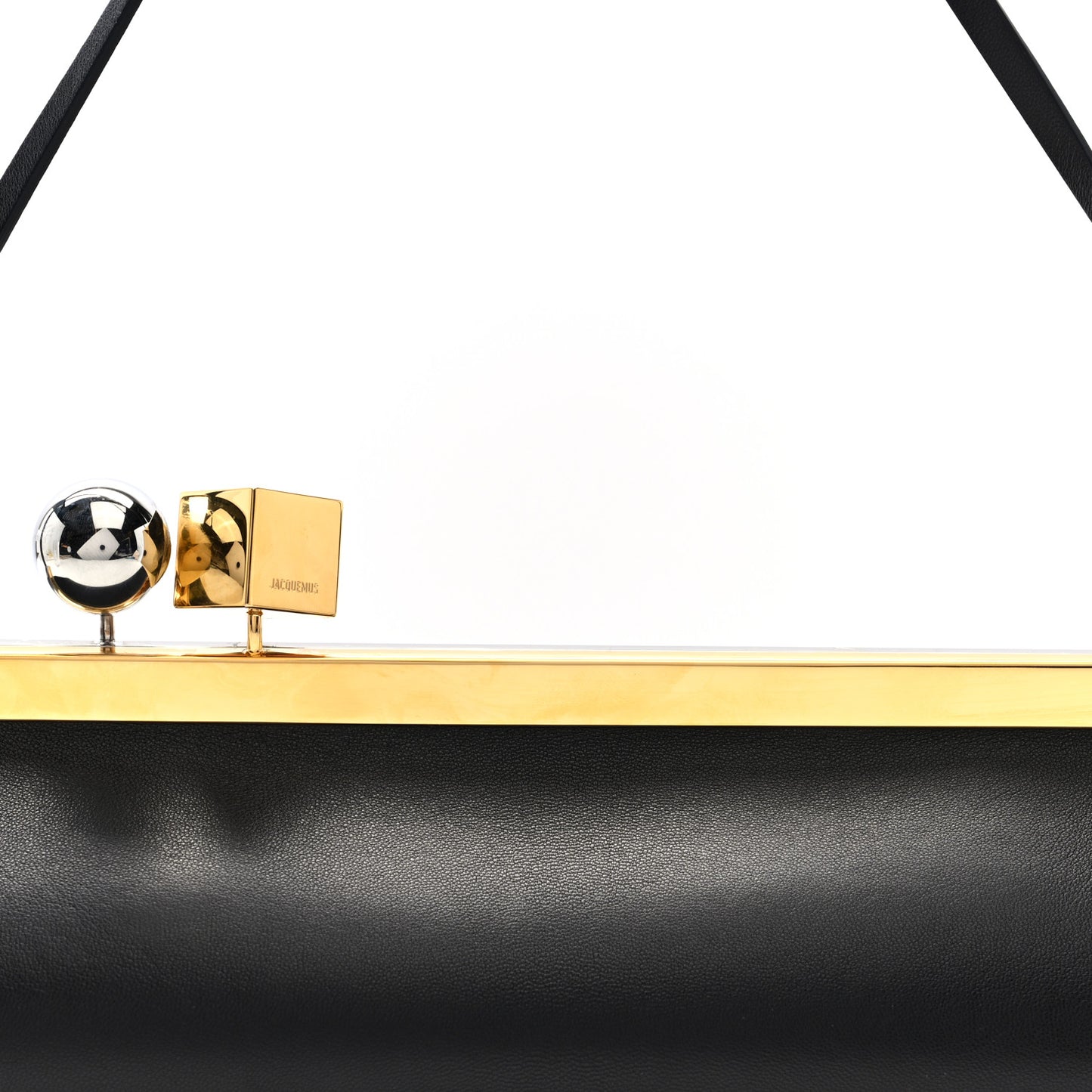 Lambskin La Pochette Salon Clutch Black