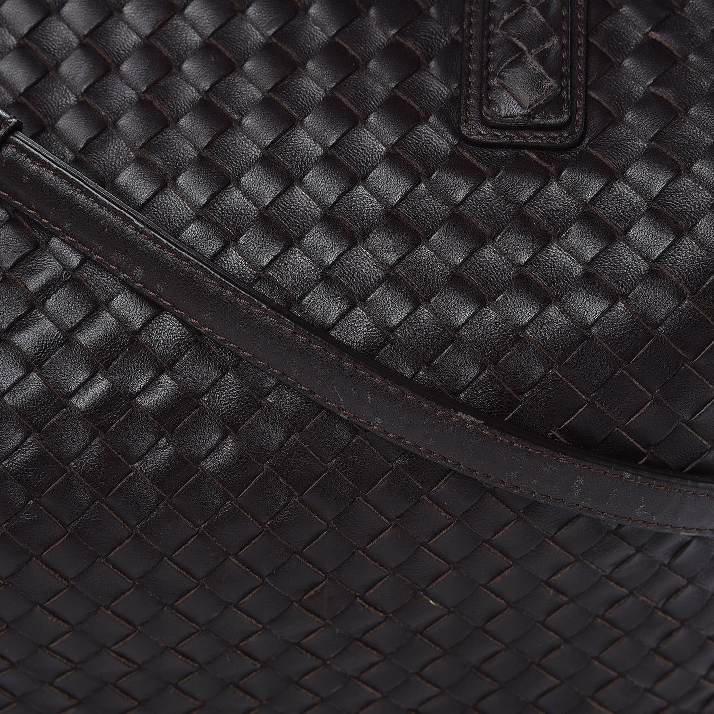 Nappa Intrecciato Maxi Convertible Tote Ebano