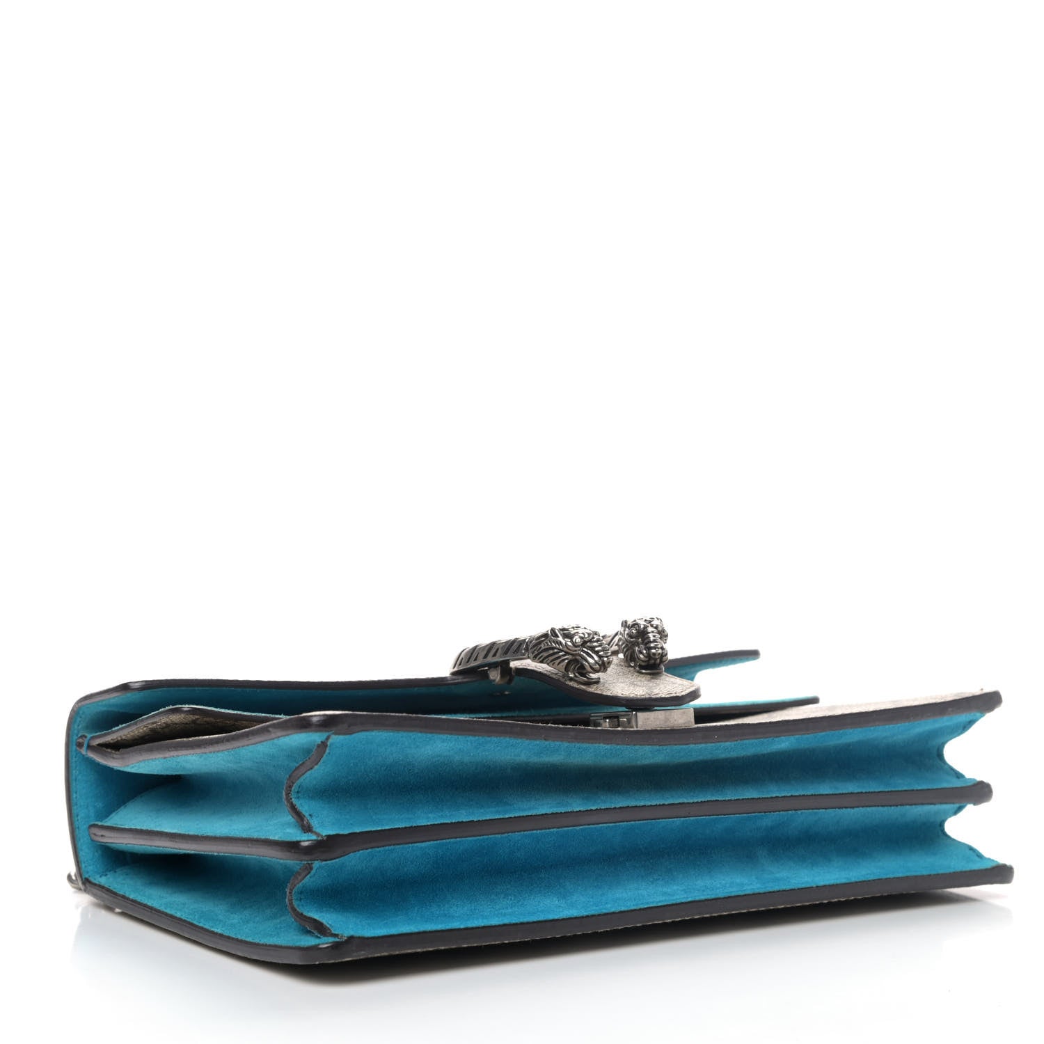 Gucci GG Supreme Monogram Small Dionysus Shoulder Bag Bright Turquoise 3 of 5
