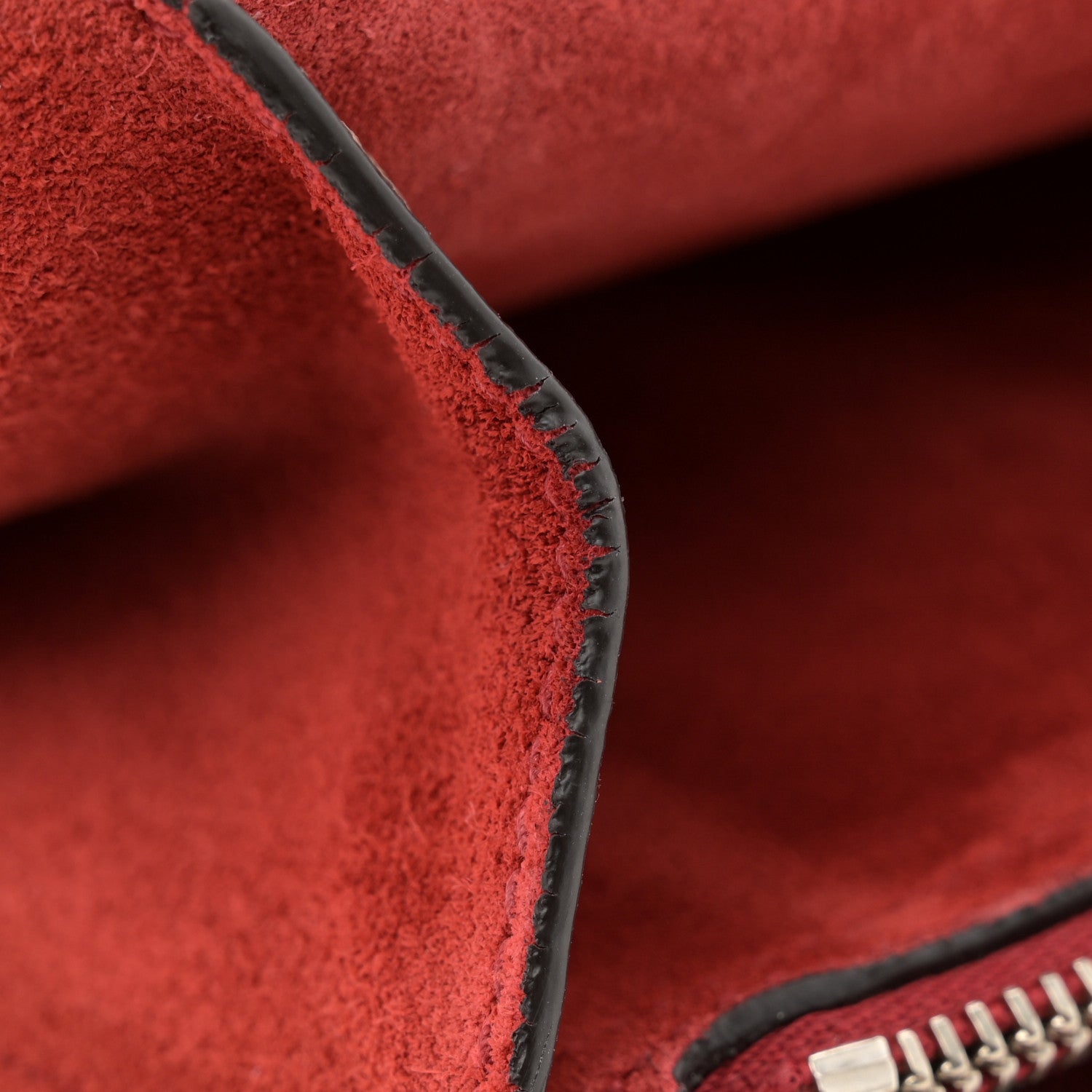 Gucci GG Supreme Monogram Suede Cudu Medium Dionysus Shoulder Bag Beige Ebony Vulcanic Red 13 of 16