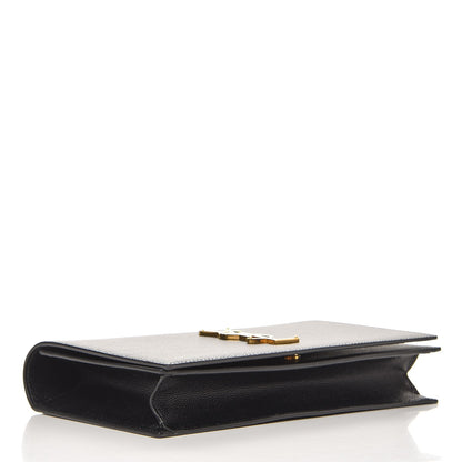 Saint Laurent Grain De Poudre Classic Monogram Kate Clutch Black 4 of 7