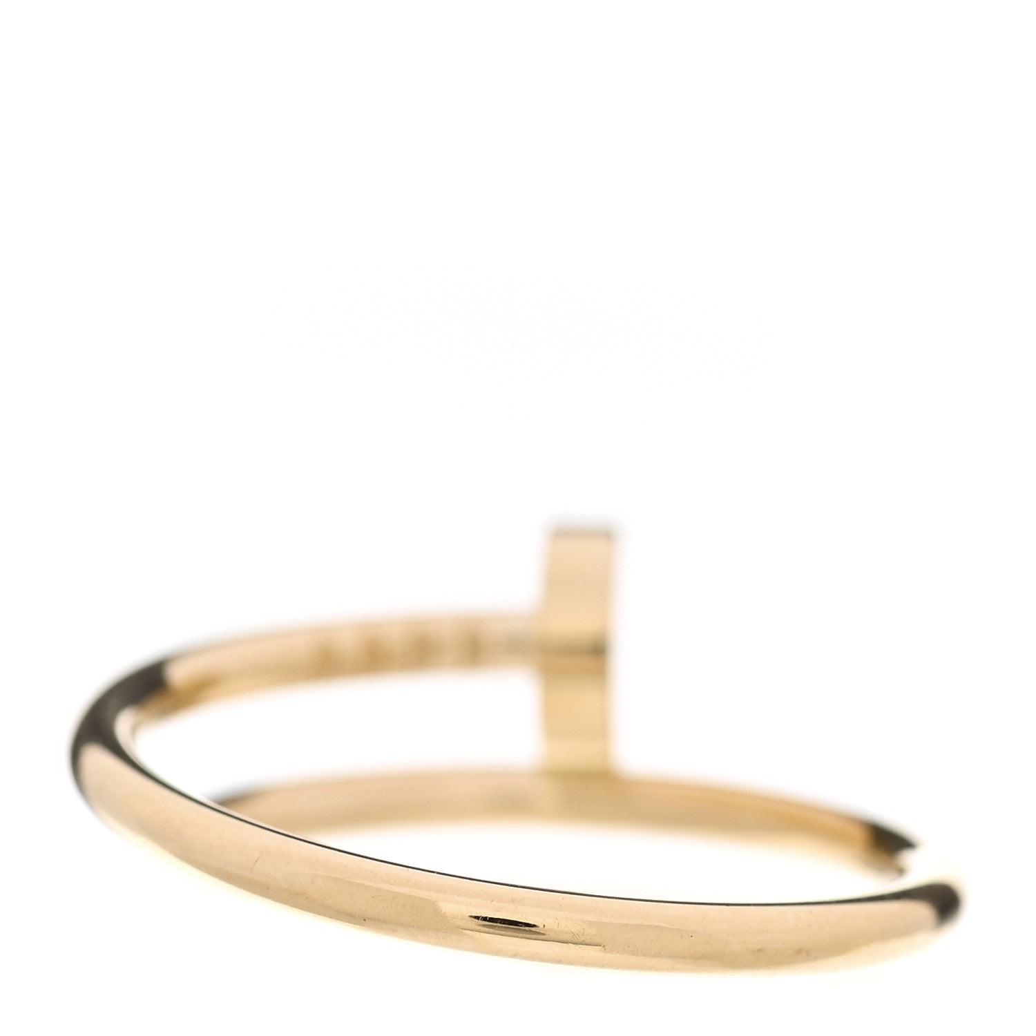 Cartier 18K Yellow Gold Small Juste Un Clou Ring 54 6.75 3 of 4