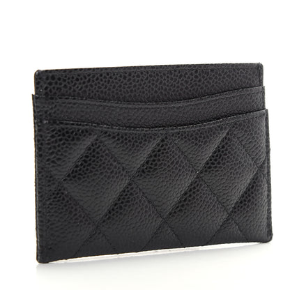 Chanel Caviar Quilted Card Holder Black 3 of 8