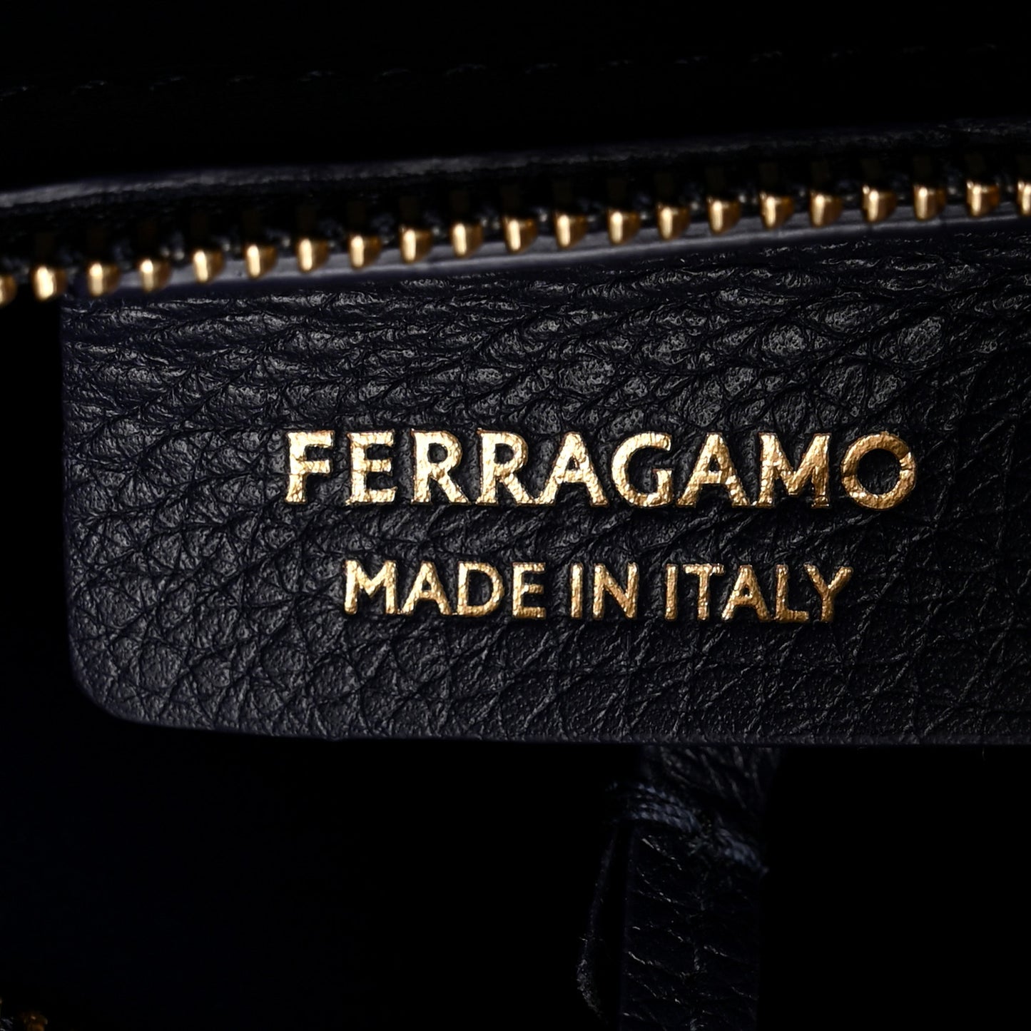 Calfskin Small Hug Bag Midnight