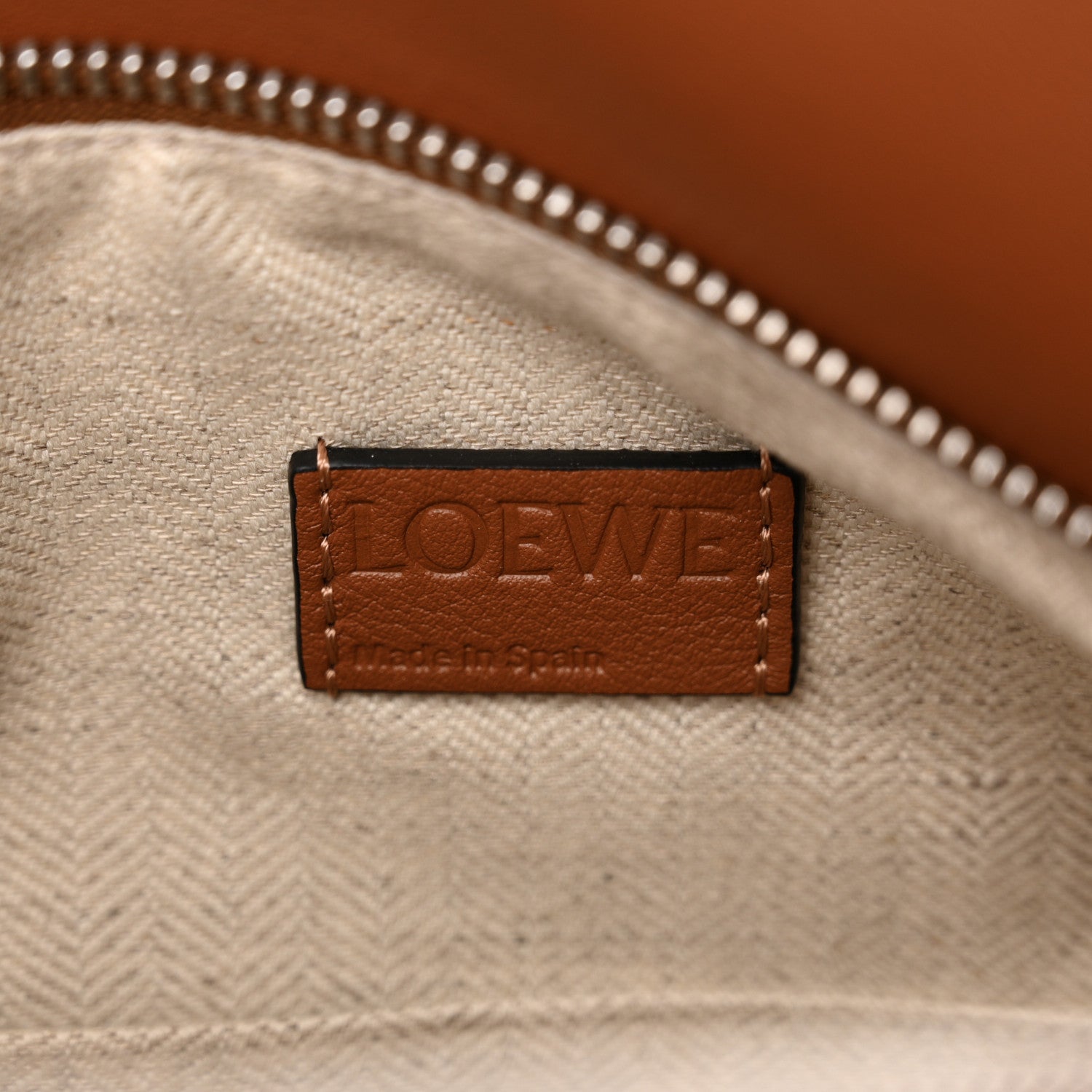 Loewe Calfskin Small Puzzle Edge Bag Tan 6 of 10