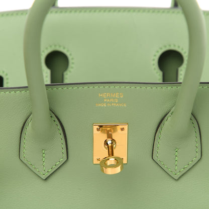 Hermes Swift Birkin 25 Vert Criquet 6 of 10