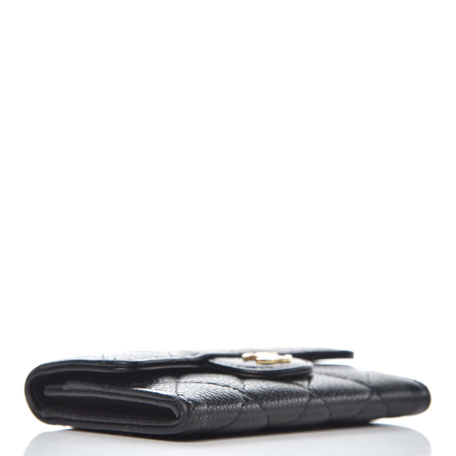Chanel Caviar Quilted Flap Card Holder Black 4 of 10