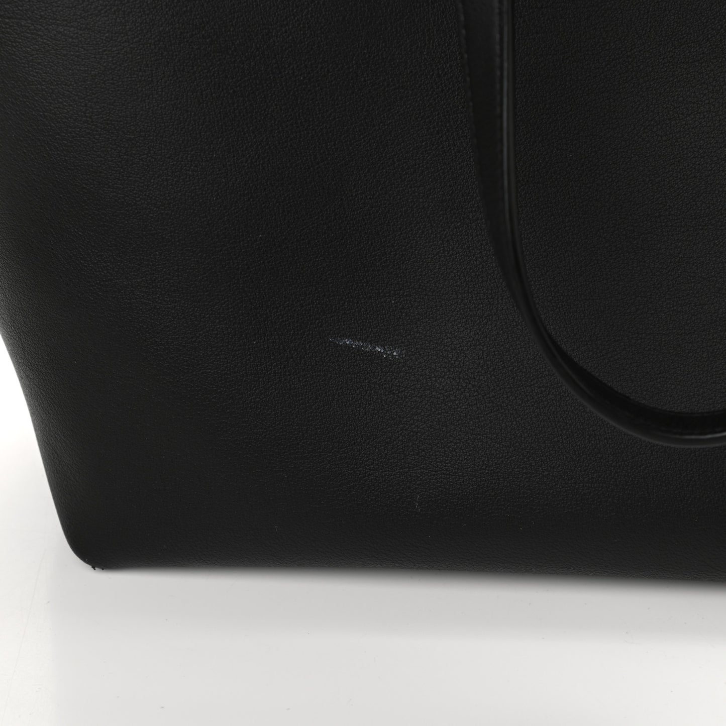Calfskin Large Shopping Tote Black