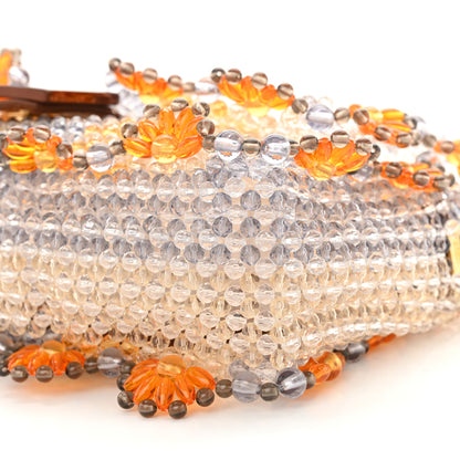 Fendi Perline Glass Karung Beaded Baguette Giallo Viola Arancio Multicolor Azzuro Glicine 9 of 9