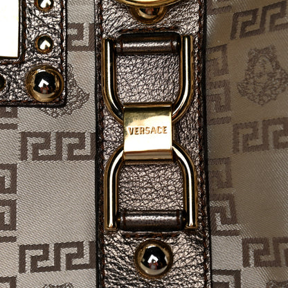 Versace Metallic Calfskin Snap Out Of It Bag Bronze 12 of 28
